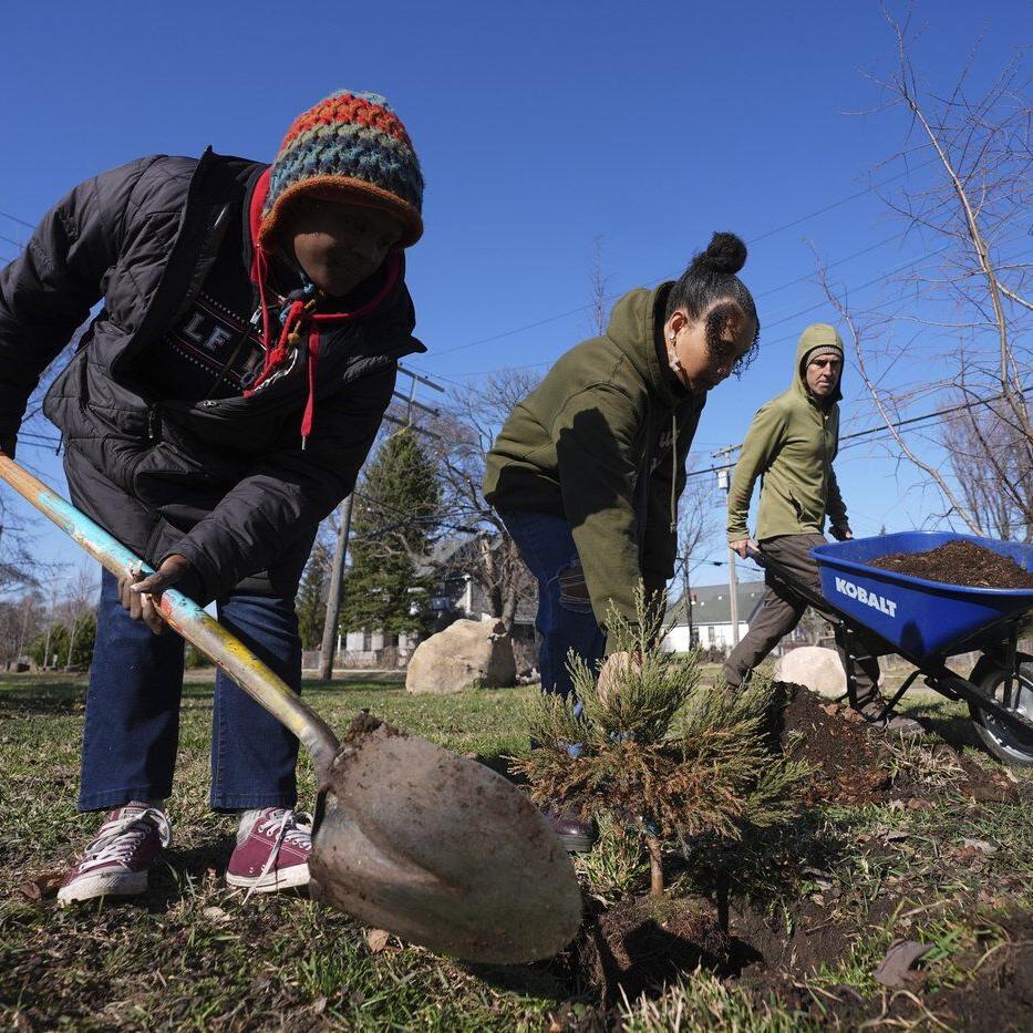 A sequoia forest in Detroit? Plantings to improve air quality and mark Earth Day